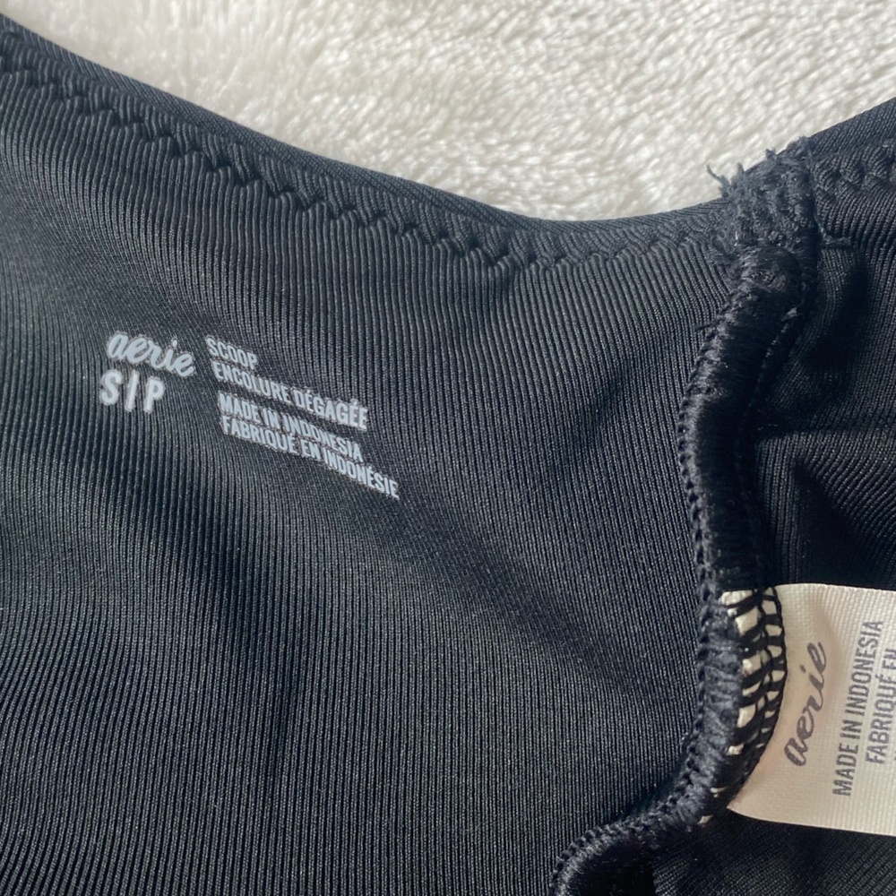 Aerie Black Swim Top - Picture 4 of 4